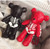 Skeleton Teddy Bear Goth Plush Backpack Purse 3D Stuffed Animal (3 Colors) 65cm
