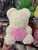 2021 Limited Edition Diamond Enchanted Forever Rose Heart Teddy Bear (3 Colors) 40cm