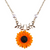 Happy Sunflower Pendant Necklace