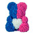 Bi-Color Enchanted Forever Rose Heart Teddy Bear Trans Flag LGBTQ (5 Designs)