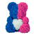 Bi-Color Enchanted Forever Rose Heart Teddy Bear Trans Flag LGBTQ (5 Designs)