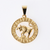 Astrology Zodiac Necklace Pendant Horoscope Constellations (12 Designs) Gold