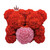 King & Queen Couple Enchanted Forever Rose Heart Teddy Bear (6 Colors)