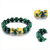 Green Pixiu Feng Shui Black Obsidian Bracelet (2 Designs)