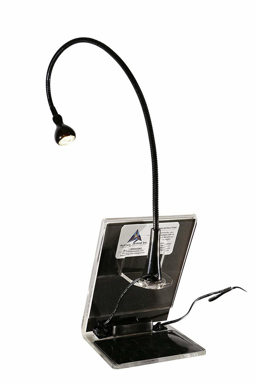 Homogram Desk TIME Hologram Picture (LIGHTED DESK STAND), 3D Collectible Embossed ...