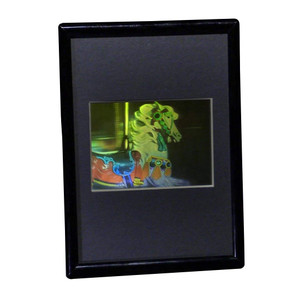 3D Carosel Horse True Colour Hologram Picture (FRAMED), Collectible Embossed Type Film 3D Carosel Horse True Colour Hologram Picture (FRAMED), Collectible Embossed Type Film