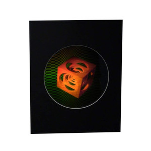 3D Cubes within Cubes Hologram Picture(MATTED), Collectible EMBOSSED Type Film 3D Cubes within Cubes Hologram Picture(MATTED), Collectible EMBOSSED Type Film