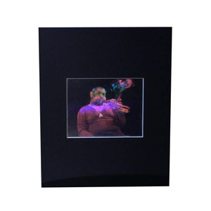 3D Dizzy Gillespie (small) Stereogram Hologram Picture(MATTED), Collectible EMBOSSED Type Film 3D Dizzy Gillespie (small) Stereogram Hologram Picture(MATTED), Collectible EMBOSSED Type Film