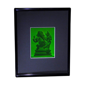 3D GANESHA Hologram Picture (FRAMED), Collectible Photopolymer Type Film 3D GANESHA Hologram Picture (FRAMED), Collectible Photopolymer Type Film