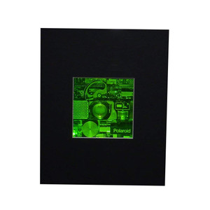 3D Polaroid Camera Guts 4" Square with Stars Background Hologram Picture (MATTED), Collectible Polaroid Photopolymer Film 3D Polaroid Camera Guts 4" Square with Stars Background Hologram Picture (MATTED), Collectible Polaroid Photopolymer Film