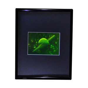 3D Saturn Hologram Picture (FRAMED), Collectible Polaroid Photopolymer Film 3D Saturn Hologram Picture (FRAMED), Collectible Polaroid Photopolymer Film