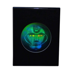 3D Space Mask Hologram Picture (FRAMED), Collectible EMBOSSED Type
