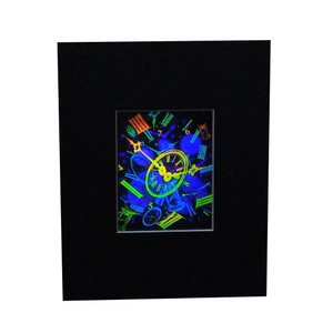 3D Time (Large) Hologram Picture(MATTED), Collectible EMBOSSED Type Film 3D Time (Large) Hologram Picture(MATTED), Collectible EMBOSSED Type Film
