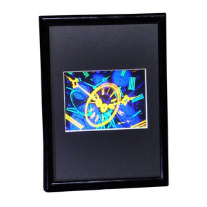 TIME Hologram Picture (FRAMED), 3D Collectible Embossed Type 2D-3D Hologram TIME Hologram Picture (FRAMED), 3D Collectible Embossed Type 2D-3D Hologram