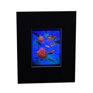 3D Travel Hologram Picture (MATTED), Collectible EMBOSSED Type Film 3D Travel Hologram Picture (MATTED), Collectible EMBOSSED Type Film
