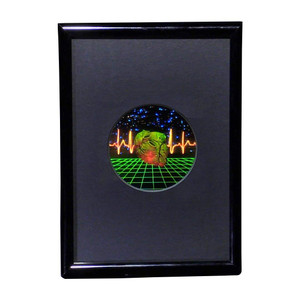 Heart With Heartline & Grid Small Hologram Picture NEW RUN 2024 (FRAMED), 3D Collectible Embossed Type Hologram Heart With Heartline & Grid Small Hologram Picture NEW RUN 2024 (FRAMED), 3D Collectible Embossed Type Hologram