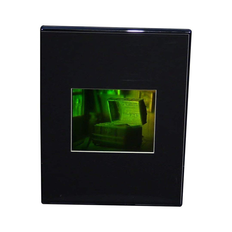 3D Attic with Trunk Hologram Picture (DESK STAND), Collectible on Silver Halide Type Film