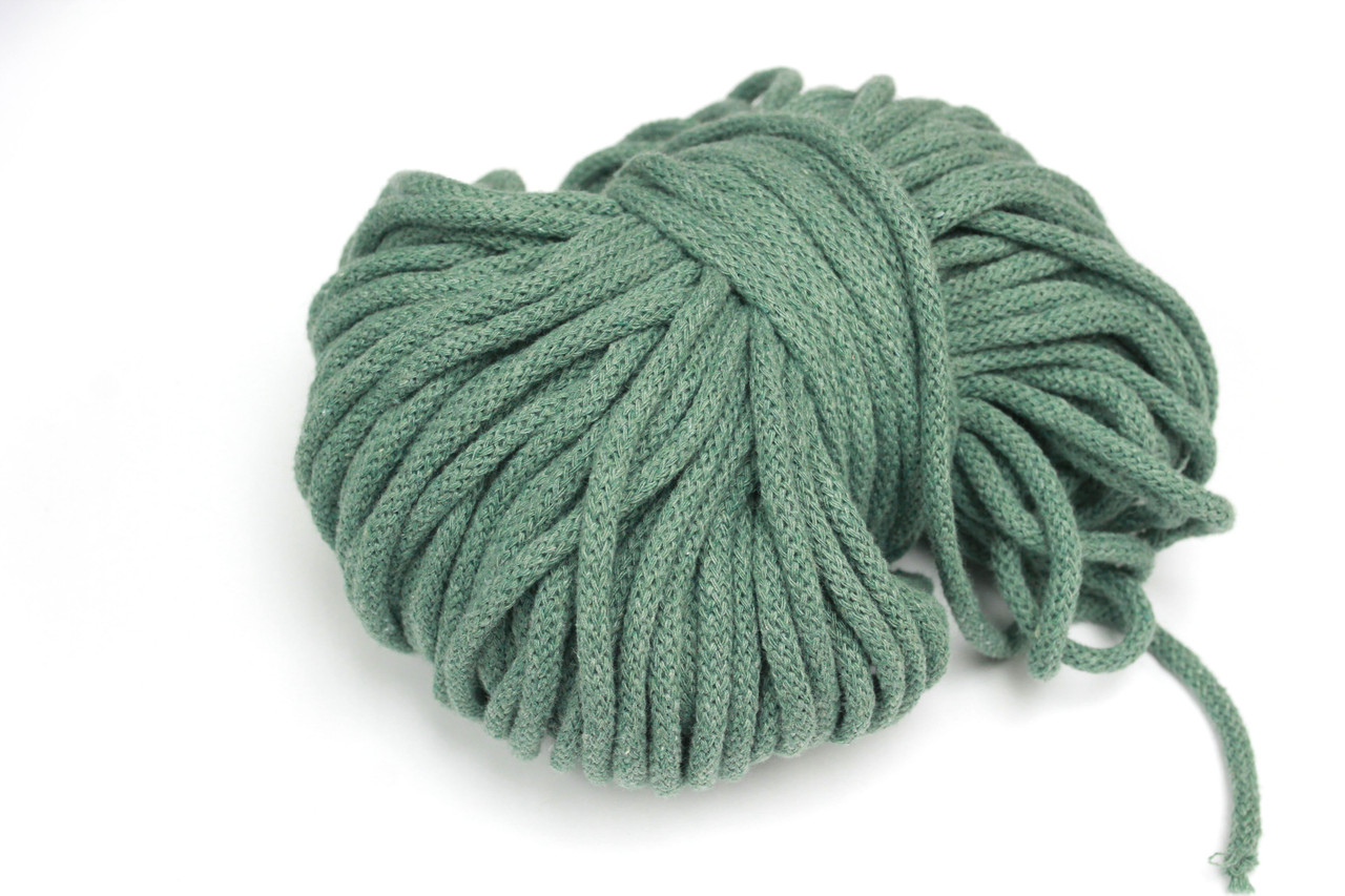 Juniper Green - Drawstring Cord - 100% cotton - By The Yard