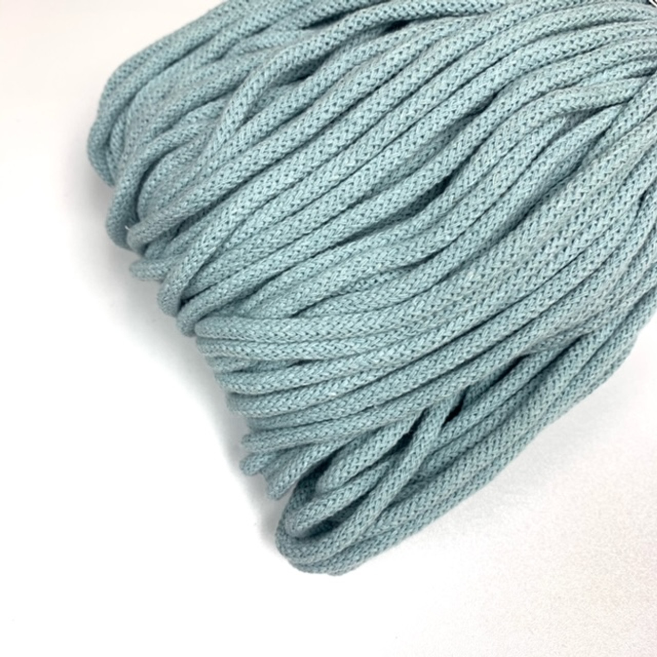 Juniper Green - Drawstring Cord - 100% cotton - By The Yard