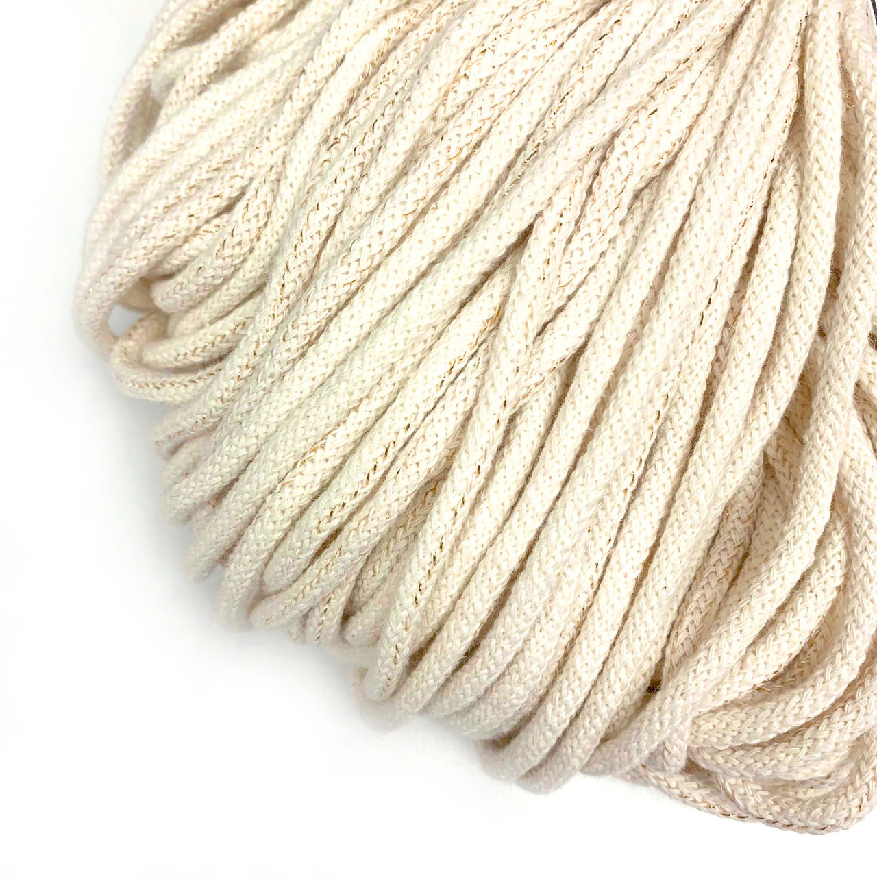 Natural White Cotton Cord Thick 5 Mm, White Cord, Drawstring, Cord