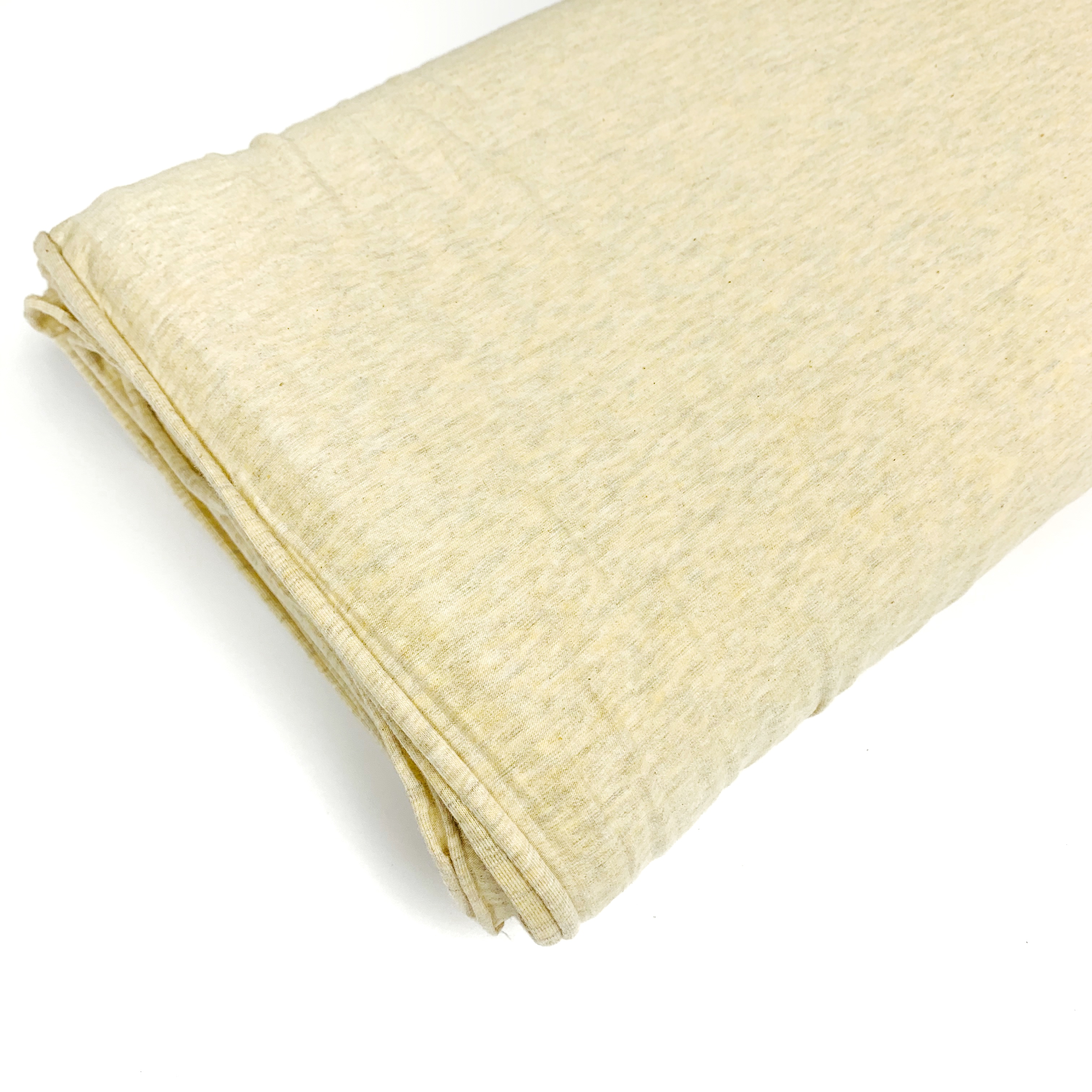 Oatmeal Cotton Jersey Knit Fabric by the Yard 200GSM -  Finland
