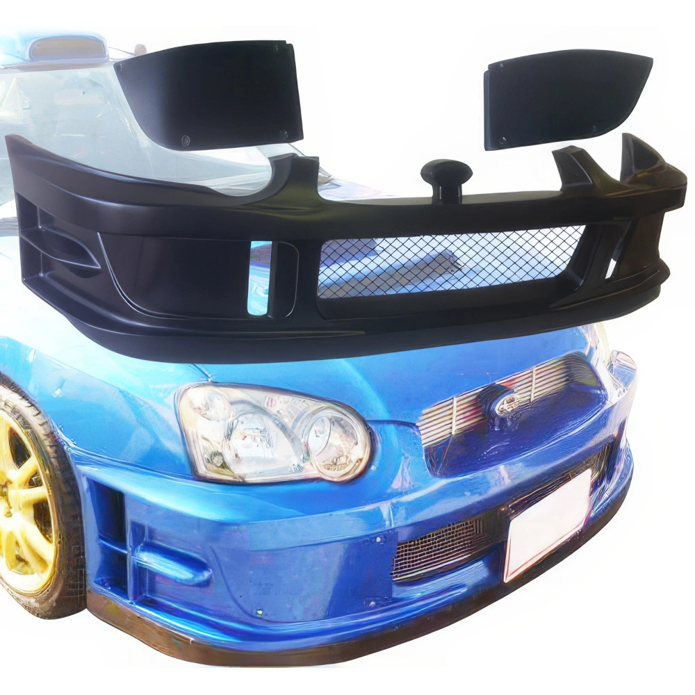 SUBARUインプレッサWRC 実車フロントバンパー FRP WRC Front Bumper 3pc > Subaru Impreza WRX 04-05 > 4/5dr