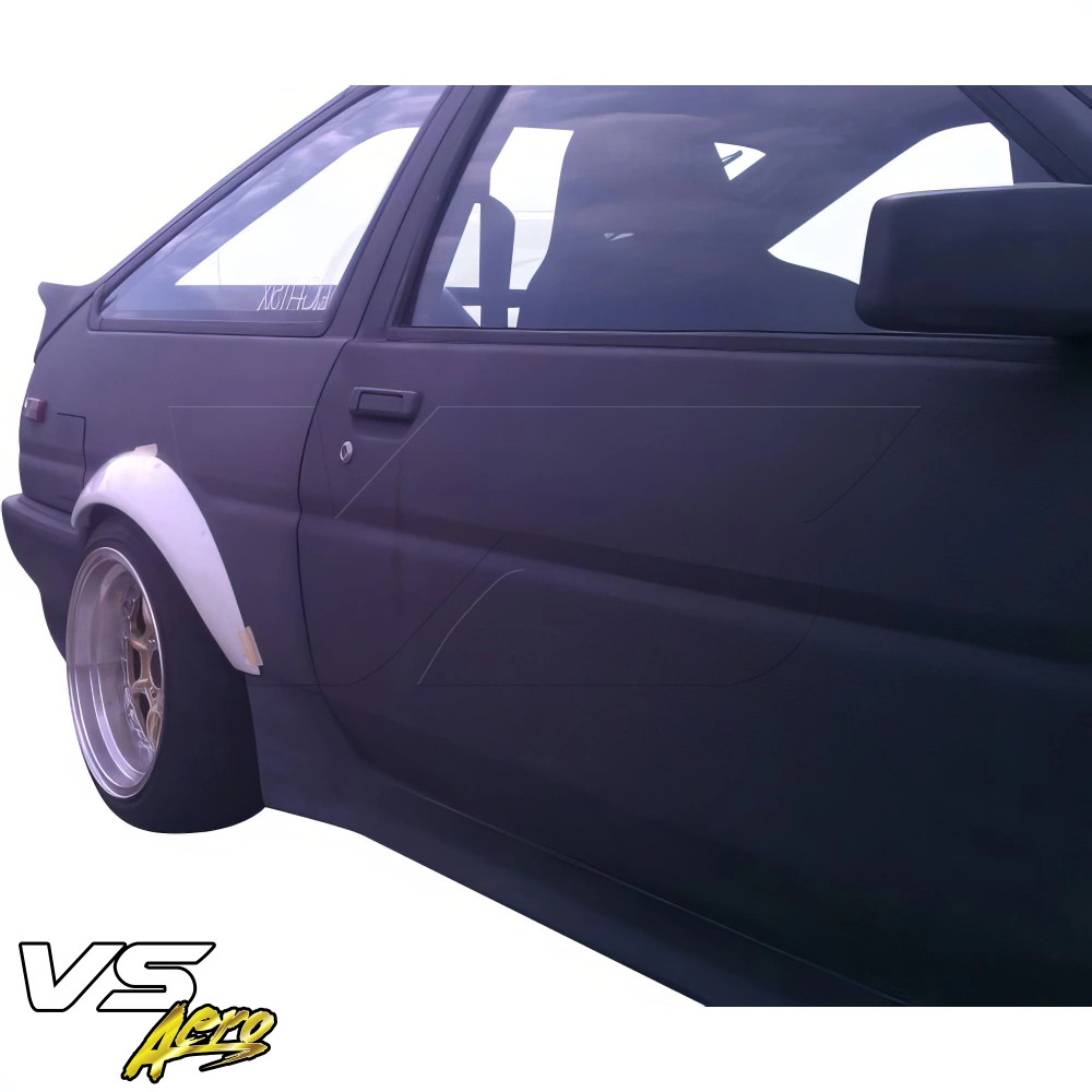 JDM TUNING 4-Piece Fender Flares For Toyota Corolla AE85 / AE86 – Unpainted Gelcoat