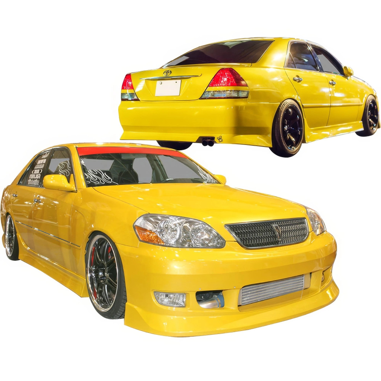 VSaero FRP FKON Body Kit 4pc for Toyota Mark II (JZX110