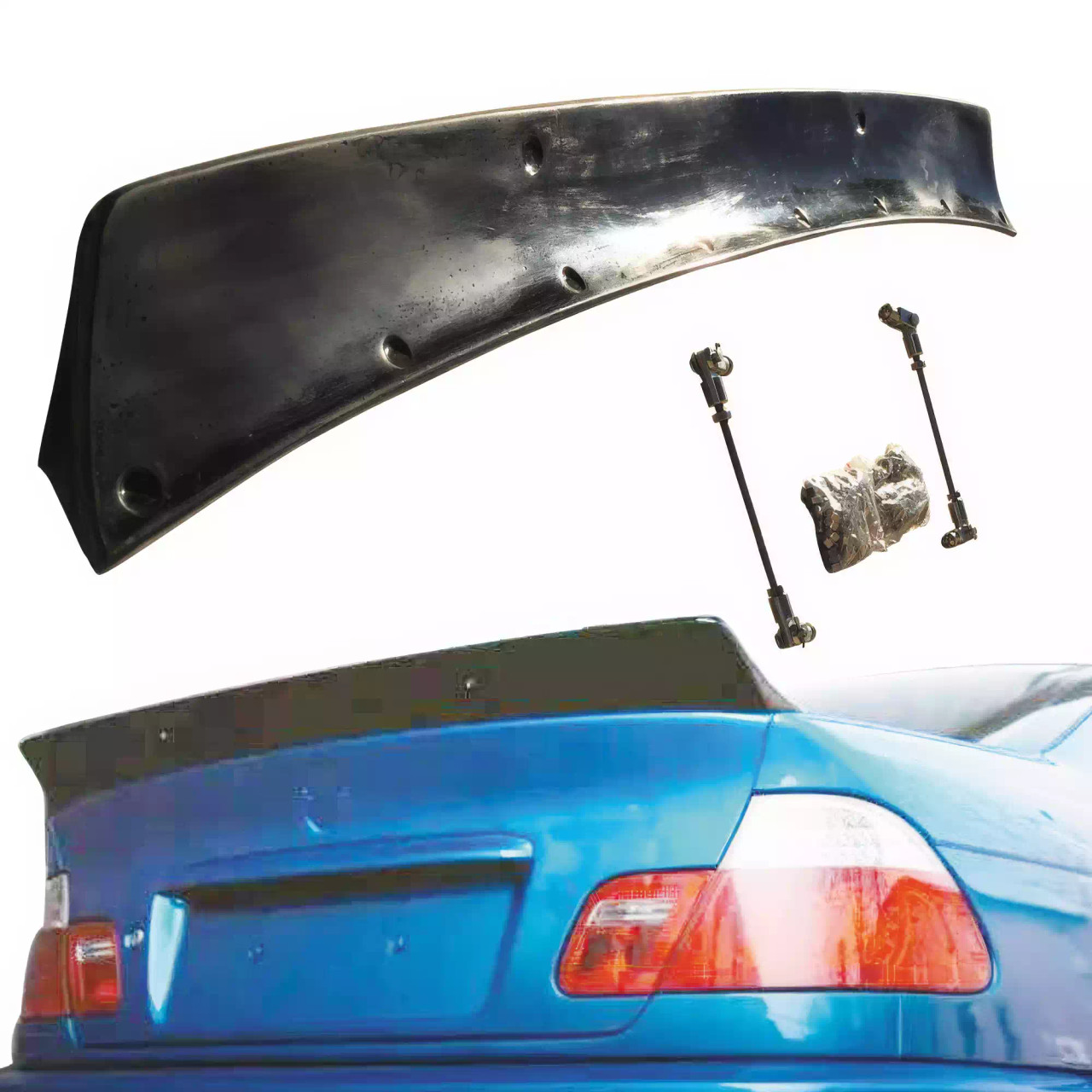 BMW 3 Series E46 - wing, rear wing, rear spoiler, boot spoiler