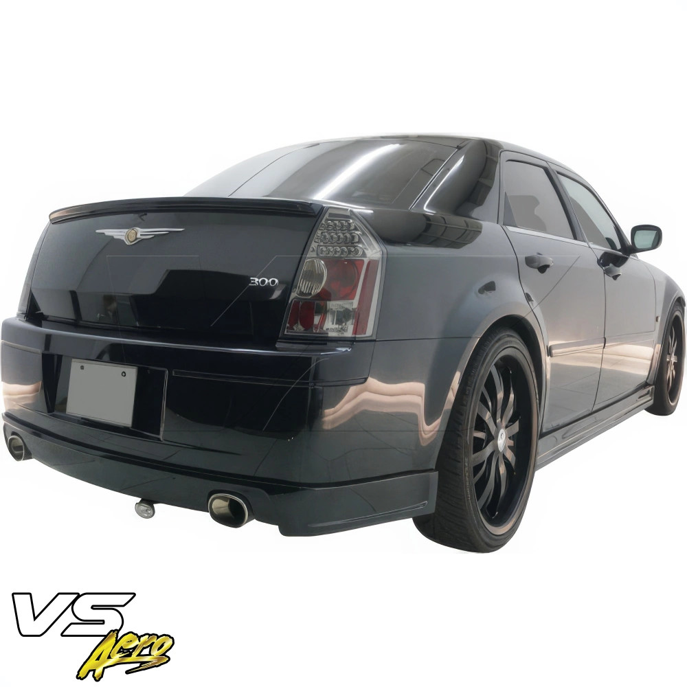 Spoiler à Lèvres Arrière Pour Chrysler 300C Saloon MK1 2005-2010 - Noir Mat