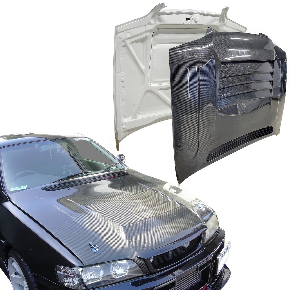 from CO2おまとめ Carbon Fiber DMA D1 Hood > Toyota Chaser (JZX100) 96-00