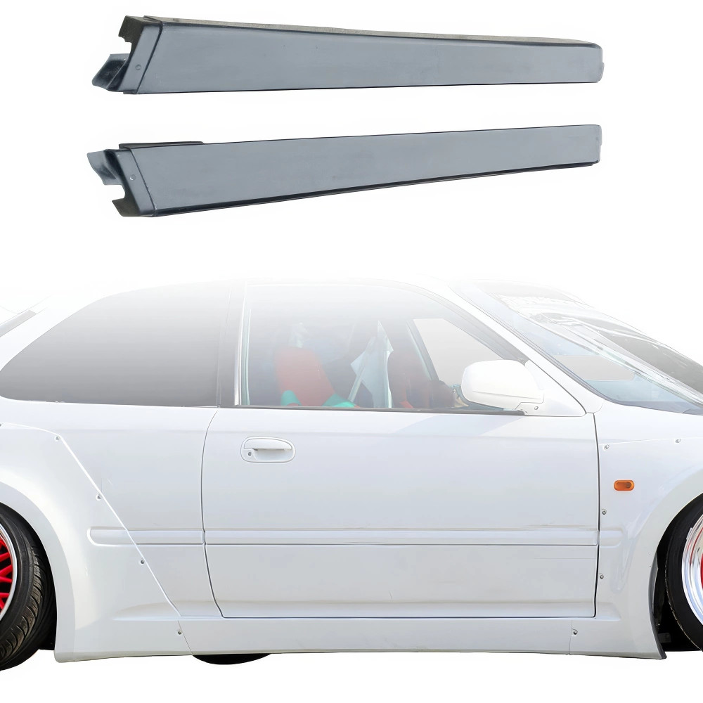 FRP MAM Wide Side Skirts 2pc > Honda Civic EK 96-00 > 3dr