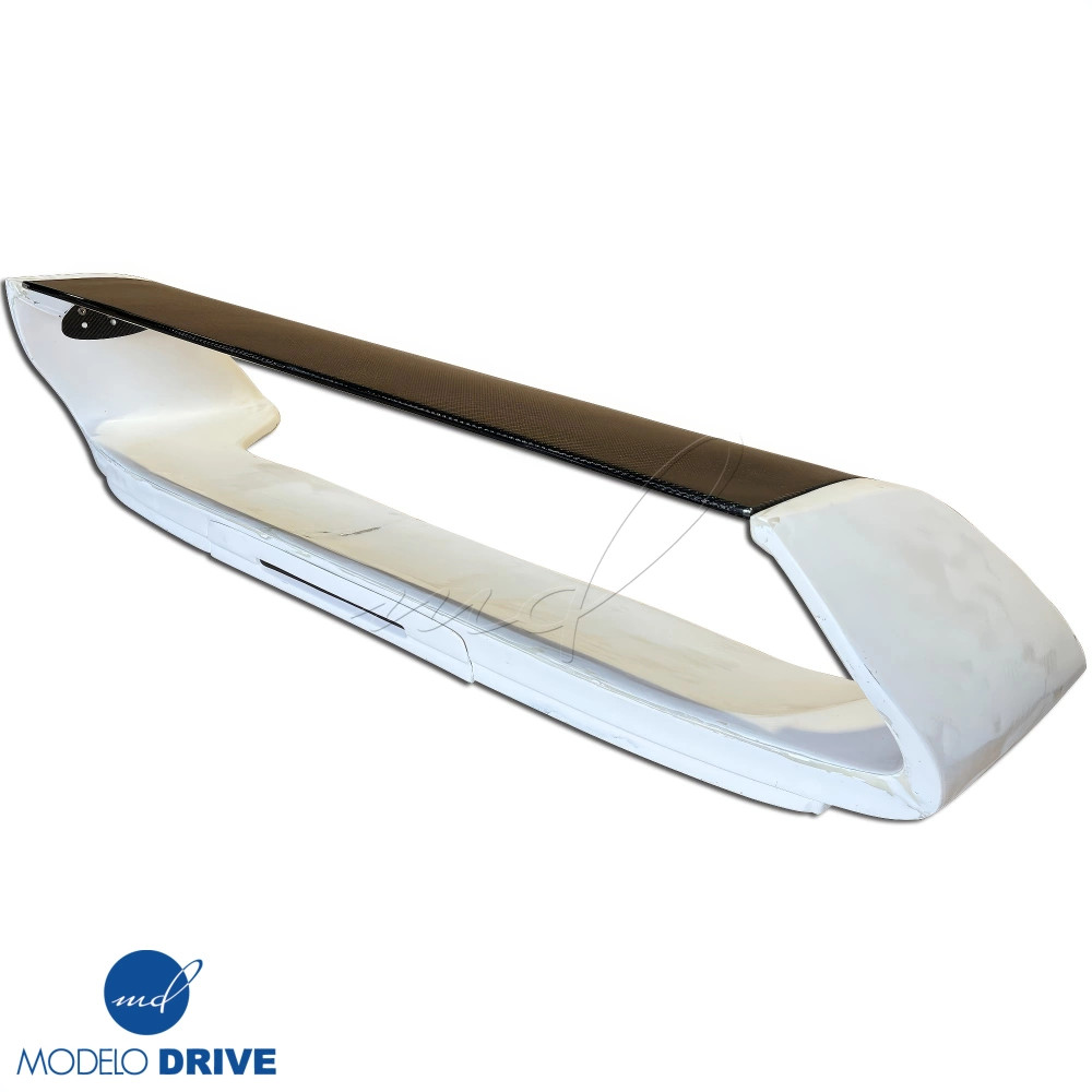 Partial Carbon Fiber 22B Trunk Spoiler Wing Adjustable w LED