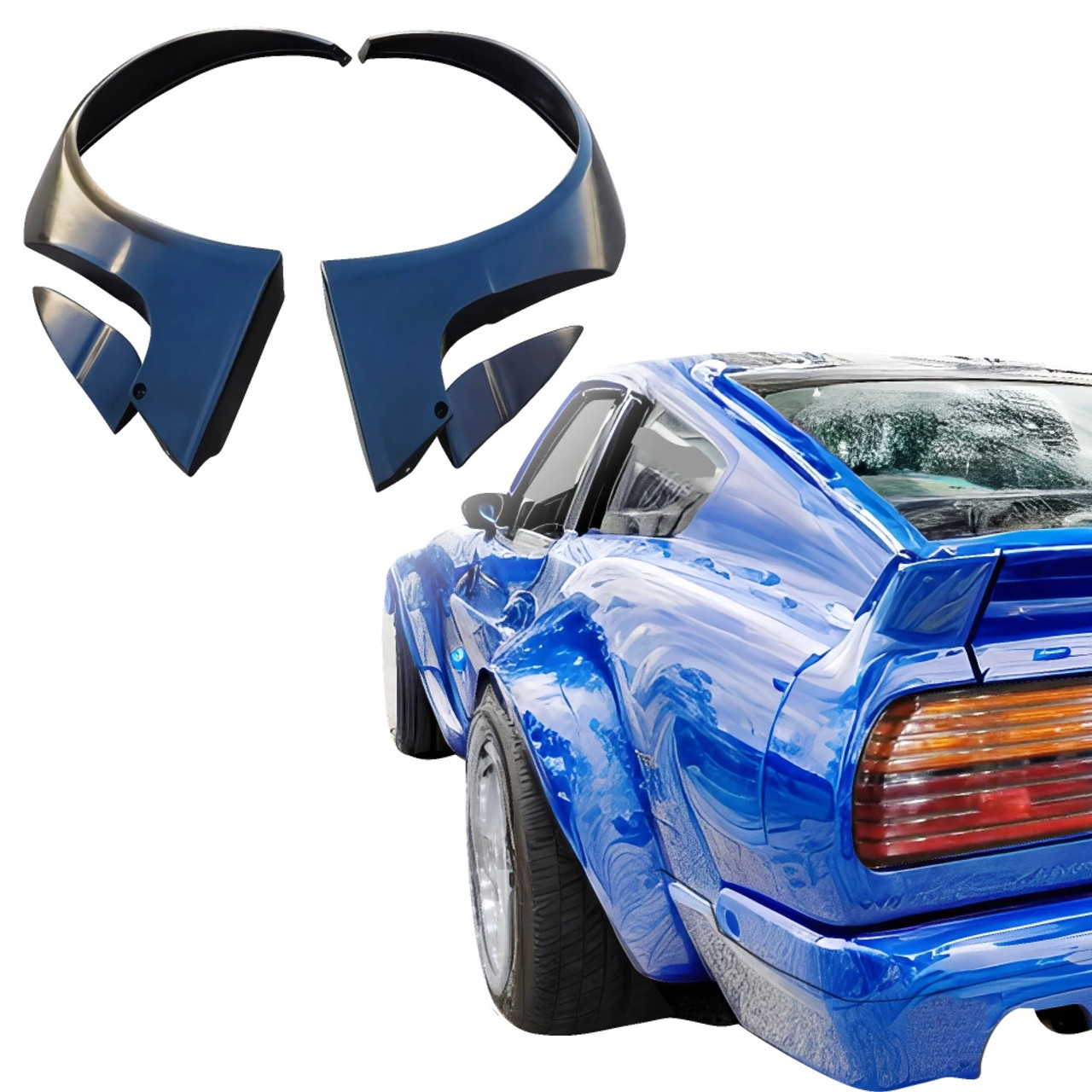 ソラ VSaero FRP TKYO Wide Body Fenders (rear) 90mm for Datsun
