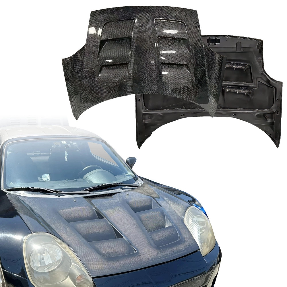 ミズゴロウ Hood Vents – Toyota MR2 Spyder (ZZW30, 2000-2005)