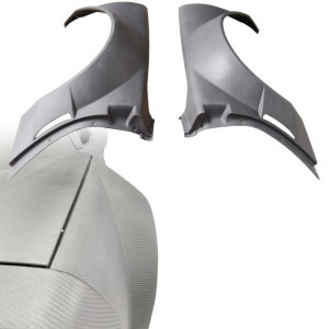 ModeloDrive Carbon Fiber GT3-XL Wide Body Fenders (rear) 2pc > Chevrolet Corvette (C6) 2005-2013 - image 1