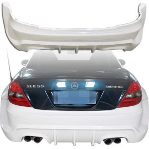 ModeloDrive FRP BLK Series Wide Body Rear Bumper > Mercedes-Benz SLK (R171) 2005-2011 - image 1