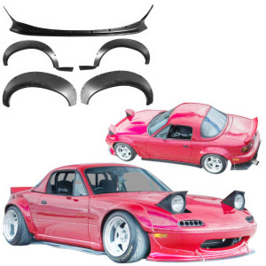 VSaero FRP TKYO Wide Body Kit 5pc for Mazda Miata MX-5 (NA) 1990-1997 - image 1 VSaero FRP TKYO Wide Body Kit 5pc for Mazda Miata MX-5 (NA) 1990-1997 - image 1