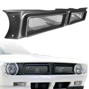 VSaero FRP TKYO Boss Wide Body Grille for Nissan 240SX (S14) 1995-1998 - image 1