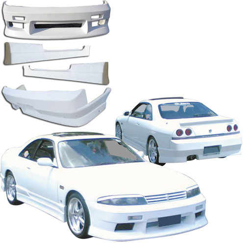 VSaero FRP MSPO Body Kit 4pc > Nissan Skyline R33 GTS 1995-1998 > 2dr Coupe - image 1