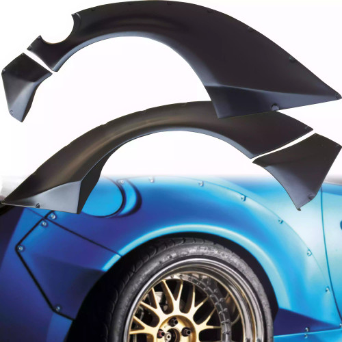 VSaero FRP TKYO v2 Wide Body Fender Flares (rear) 4pc 70mm > Subaru BRZ ZN6 2013-2020 - image 1