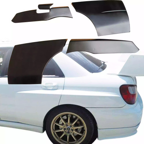 VSaero FRP LSPO WRC Wide Body Tapered Fender Flares (rear) 5pc > Subaru Impreza WRX 2002-2007 > 4dr Sedan - image 1