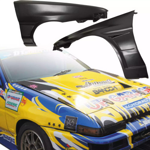 VSaero FRP JBLO Wide Body Fenders (front) 20mm > Toyota Corolla AE86 Trueno 1984-1987 > 2/3dr - image 1