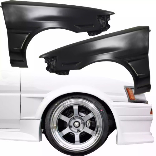 VSaero FRP JBLO Wide Body Fenders (front) 20mm > Toyota Corolla AE86 Levin 1984-1987 > 2/3dr - image 1