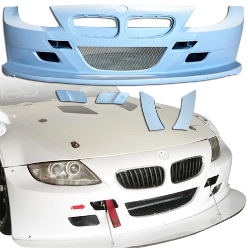 ModeloDrive FRP GTR Wide Body Front Bumper > BMW Z4 E86 2003-2008 > 3dr Coupe - image 1