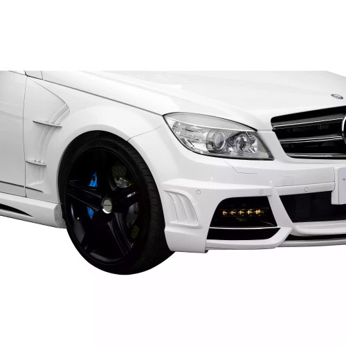 ModeloDrive FRP WAL BISO Fenders (front) > Mercedes-Benz C-Class W204 2008-2011 - image 1