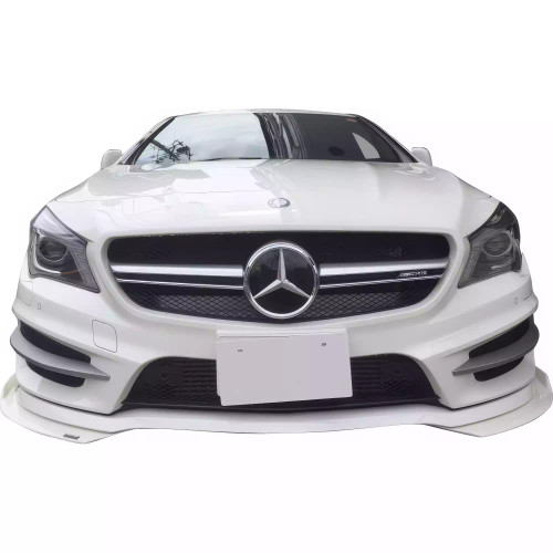 ModeloDrive FRP PIEC Front Lip Valances 2pc > Mercedes-Benz CLA-Class C117 2014-2017 - image 1