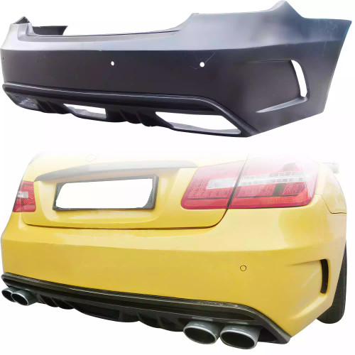 ModeloDrive FRP PDES Wide Body Rear Bumper > Mercedes-Benz E-Class C207 2010-2013 > 4dr Sedan - image 1