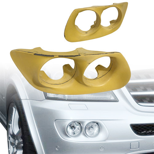 ModeloDrive FRP BRAB Front Fog Light Covers > Mercedes-Benz M-Class W164 2006-2008 - image 1