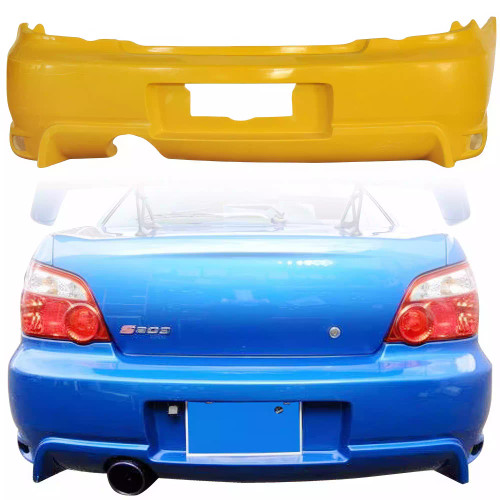 ModeloDrive FRP ING Rear Bumper > Subaru WRX 2004-2007 > 4dr Sedan - image 1